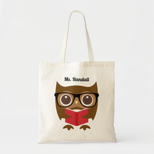 Owl Canvas tassen (Voorkant)