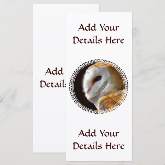 OWL CARD (Voorkant / Achterkant)