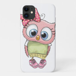 Owl Cartoon iPhone 11 Hoesje