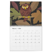 Owl Cartoon Kalender (Feb 2026)