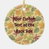 Owl Cartoon keramisch Ornament (Achterkant)