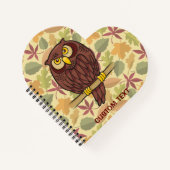 Owl Cartoon Notitieboek (Voorkant)