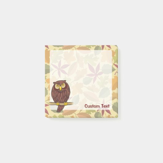 Owl Cartoon Post-it® Notes (Voorkant)