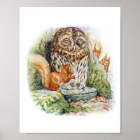 Owl Children's Book Illustration