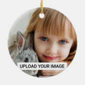 Owl chouette effraie vogel Keramisch Ornament (Achterkant)