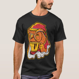 Owl Coffee Drink Funny Owl Drink Coffee T-shirt