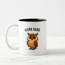 Owl coffee mug tweekleurige koffiemok