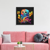OWL COLORFUL ABSTRACT CANVAS AFDRUK (Insitu (Woonkamer))