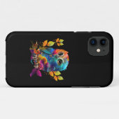 OWL COLORFUL ABSTRACT Case-Mate iPhone CASE (Achterkant (horizontaal))