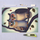 Owl Coupesillustratie Afgiftepapier Tissuepapier (Craft)