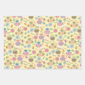 Owl Cream Wrapping Paper (Voorkant 2)