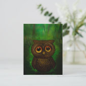 Owl cutie briefkaart (Staand voorkant)