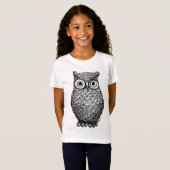 Owl Design Girls Shirt (Voorkant volledig)