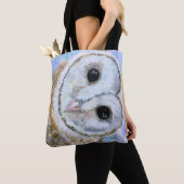 Owl, Designer Tote Bag (De près)