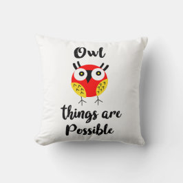 Owl dingen zijn mogelijk kussen