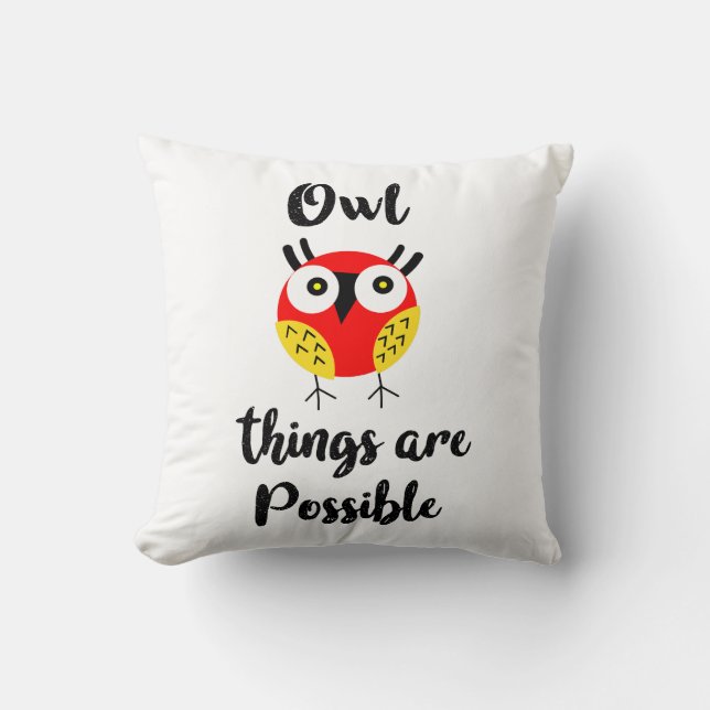 Owl dingen zijn mogelijk kussen (Voorkant)