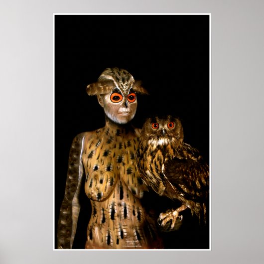 Owl door Johannes Stötter Poster (Voorkant)