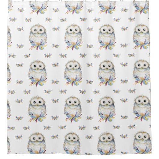 Owl Douchegordijn (Voorkant)