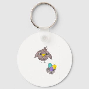 Owl Easter Sleutelhanger