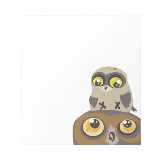 Owl en Baby~notes Notitieblok (Voorkant)