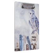 Owl en boeken klembord (Rechts)