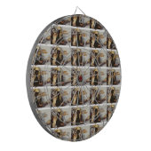 Owl en Cat Halloween Dartbord (Voorkant Links)