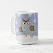 Owl en de Snowman Koffiemok (Voorkant links)