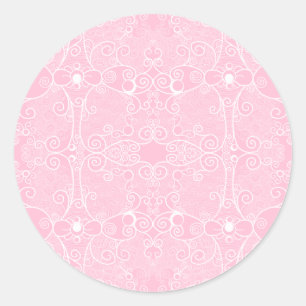 Owl en Firefly Lace Ronde Sticker