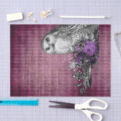 Owl en kroondeklaag tissuepapier (Craft)