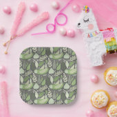 Owl en Natuur Papieren Bordje (Feest)