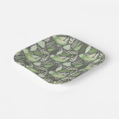 Owl en Natuur Papieren Bordje (Gebogen)