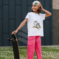 Owl est toujours un enfant sage ! | T-shirt fille