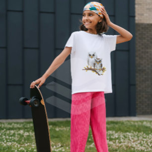 Owl est toujours un enfant sage ! T-shirt fille