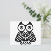 Owl Eye Briefkaart (Staand voorkant)
