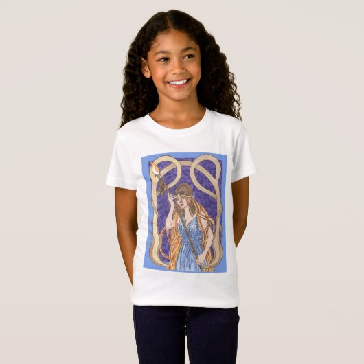 Owl Eyed Athena T-shirt (Voorkant volledig)