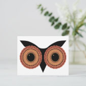 Owl Eyes aangepast briefkaart (Staand voorkant)