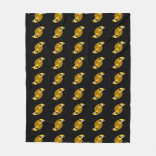 OWL EYES FLEECE DEKEN