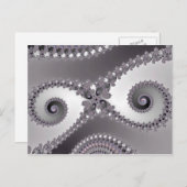 Owl Eyes - Fractal Briefkaart (Voorkant / Achterkant)