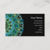 Owl Eyes kaleidoscoop Visitekaartje (Achterkant)