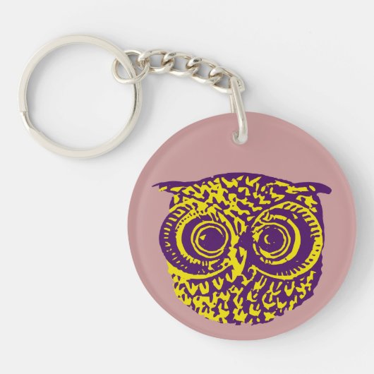 Owl Eyes Sleutelhanger (Voorkant)