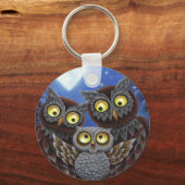 Owl Family Sleutelhanger (Voorkant)