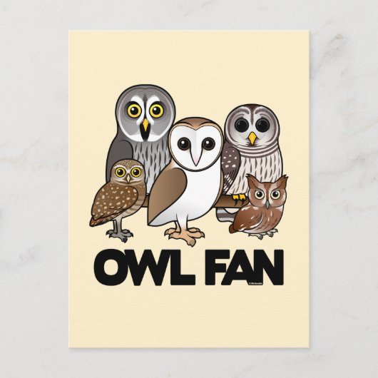 Owl Fan Briefkaart (Voorkant)