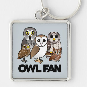 Owl Fan Sleutelhanger