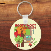 Owl First Birthday T-shirts en geschenken Sleutelhanger (Voorkant)