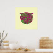 Owl for walls poster (Keuken)