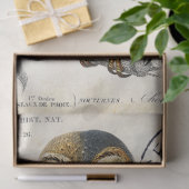 Owl  Franse poststempel Tissuepapier (Geschenk)