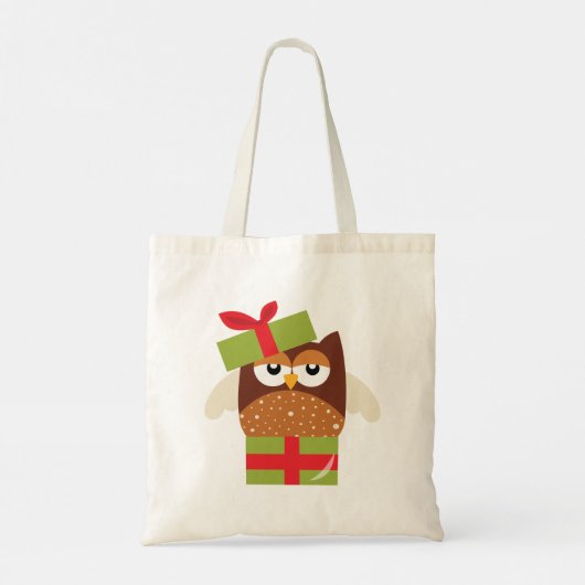 Owl Gift Canvas tas (Achterkant)