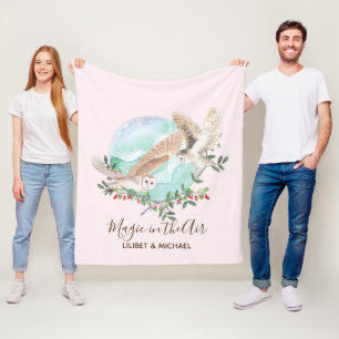 OWL GIFTS - Gepersonaliseerd Fleece Deken