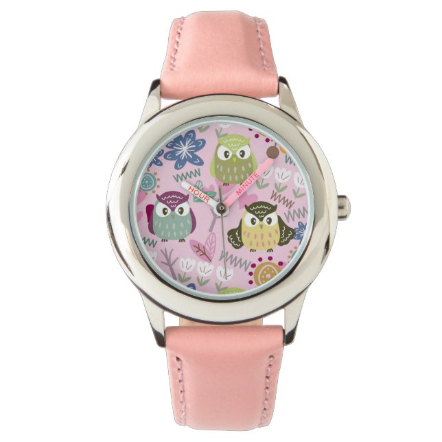 Owl Girl eWatch Horloge (Voorkant)