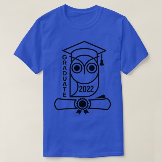 Owl Graduate T-shirt (Design voorkant)